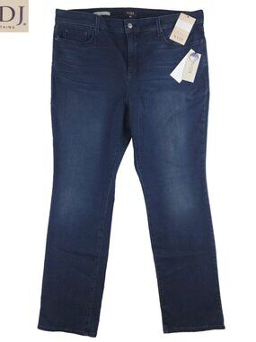 NYDJ Jeans Marilyn Straight Stretch Denim Women's "20W" 42x32 NWT